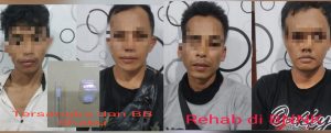4 Warga Diamankan,  2 Jadi Tersangka Narkoba  2 Ikuti Rehab Medis di BNNK