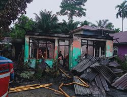 Miris, H+2 Satu Rumah Warga Batu Bara Musnah Terbakar