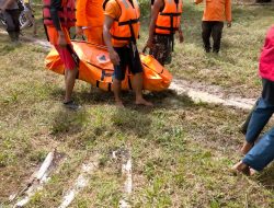 Sehari Hilang Terseret Arus Sungai, Sandi Ditemukan Sudah Tidak Bernyawa