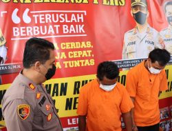 Polsek Labuhan Ruku Ciduk dan Tembak 2 Tersangka Pembobol Rumah Pemudik