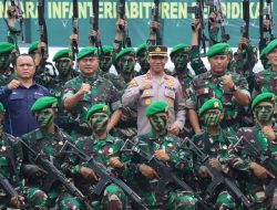 Kapolres Batu Bara Hadiri Pembaretan 96 Prajurit, Danrindam I/BB Sampaikan 5 Arahan