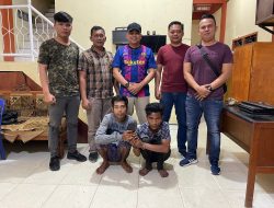 Polsek Lima Puluh Bekuk 2 Tersangka Pembongkar Rumah Warga di Guntung