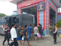 13 Tahanan Narkoba Polres Batu Bara Dititipkan ke Lapas IIA Labuhanruku