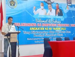 Berkolaborasi Dengan INALUM Kuala Tanjung, PWI Batu Bara, Gelar UKW Angkatan 40