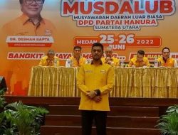 El Adrian Pimpin Hanura Sumut; Mukhrizal Arif, Jadikan Momentum Kebangkitan Politik Pemuda