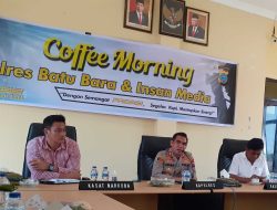 Coffe Morning Dengan Wartawan, Kapolres Batu Bara Beri Atensi Persoalan Lantas