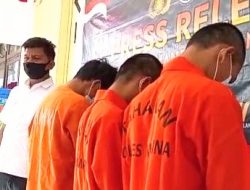 Gasak 2 Rumah Lagi Ditinggal Pemilik di Madina, 3 Pria Ini Digulung Polisi