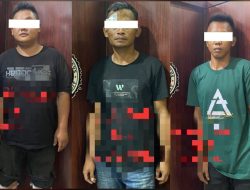 Melawan Petugas, Tiga Pria  Pembobol Gudang PT HK Aston Didor