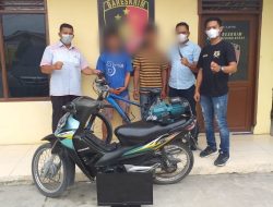 Satroni Rumah Warga, 2 Pria Ini Digelandang ke Mapolsek Medang Deras