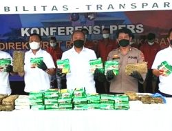 Ditresnarkoba Poldasu Rilis Kasus Narkoba Dengan Tersangka 14 Kurir