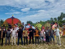 DPD KNPI Batu Bara Buka Kegiatan Festival Layangan di Desa Perupuk