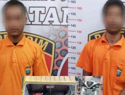 Dua Tersangka Pelempar Truk di Jalinsum Batu Bara Diringkus Polres Batu Bara Dari Riau