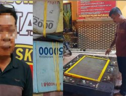 Kanit Resum Sat Reskrim Polres Batu Bara Amankan Seorang Tersangka Judi Togel Serta Meja Judi Tembak Ikan 