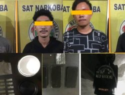 Seorang Terduga Bandar dan Tiga Remaja Pengguna Ekstasi Diringkus Satres Narkoba Polres Binjai