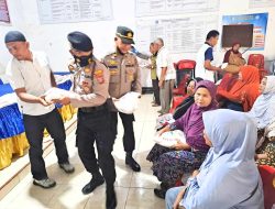 Kapolsek Labuhan Ruku Berharap Bansos Beras Jadi Tawar Sedingin Bagi Penerimanya