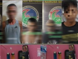 Polres Batu Bara Gulung  6 Tersangka Narkoba Berikut Sejumlah Shabu