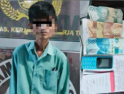 Polsek Labuhan Ruku Amankan Seorang Jurtul Togel di  Talawi