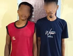 Hanya Hitungan Jam, Polsek Medang Deras Ringkus 2 Tersangka Pencuri  Besi Pagar Tower 