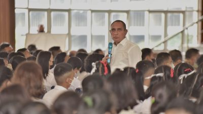 Beri Kuliah Umum di HKBP Nomensen, Gubsu Edy Rahmayadi Motivasi Mahasiswa Baru