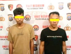 Ancam Korban Dengan Kapak dan Larikan Mobilnya,  2 Tersangka Diringkus Polsek Binjai Timur
