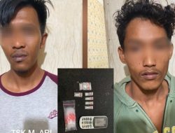 Dua Pria Warga Datuk Lima Puluh Diringkus Saat Transaksi Sabu Dengan Barang Bukti 6 Paket Sabu