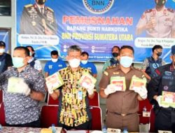 BNNP Sumut Musnahkan 21 Kg Sabu