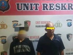Bawa Gerbang Besi Curian,  2 Pria Warga Binjai Ini Diamankan Polisi