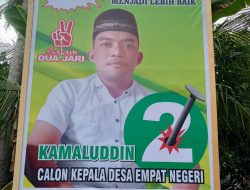 Dengan 8 Program Kerja, Cakades Empat Negeri Kamaluddin Kampanye Perdana