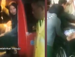 Terjebak Macet, Ibu Hendak Bersalin Ditolong Personil Satlantas Polres Batu Bara