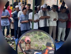 Tim SAR Temukan Korban Hanyut di Sungai Gambus Batu Bara Dalam Kondisi Meninggal Dunia