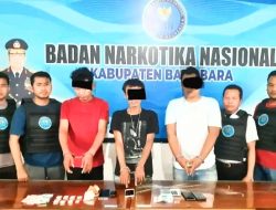 Gebrakan Awal Tahun, BNNK Batu Bara Ringkus 3 Terduga Bandar Sabu dan Sita 135 Gram Sabu