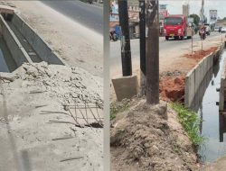 Penataan Parit Jalinsum Lima Puluh Kota Amburadul, Warga Protes