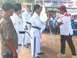Bentuk Sasana, White Tiger Wushu Batu Bara Kepakkan Sayap Jaring Atlit Berprestasi