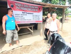 Sat Reskrim Polres Batu Bara Pasang Spanduk Nomor Pengaduan, Ini Tujuannya