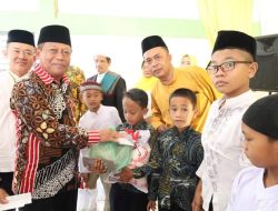Wali Kota Waris Tholib Hadiri Pemberian Santunan 350 Anak Yatim Group Berkah Pesta Aini
