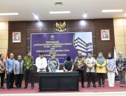 Pemerintah Kota Tanjungbalai Serahkan LKPD Kepada BPK RI Perwakilan Sumut