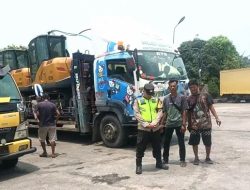 Satlantas Polres Batu Bara Amankan 34 Mobil Barang Cegah Kemacatan Jalinsum