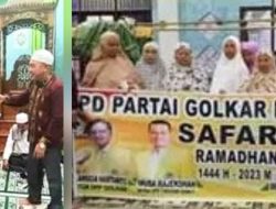 DPD Golkar Kabupaten Batu Bara Safari Ramadhan di Masjid Amaliyah