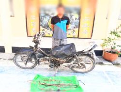 Tertangkap Tangan Curi Besi Jembatan Milik PT Lonsum, Pemuda Ini Masuk Bui