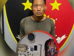Polsek Indrapura Batu Bara Ciduk Pipin Residivis Spesialis Curat