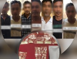 Sekali Pukul Satres Narkoba Polres Batu Bara Ringkus 7 Tersangka Narkoba di 3 Lokasi