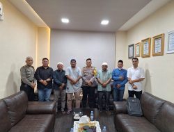 Polres Tanjungbalai Terima Audiensi PERMASI dalam Rangka Pelaksanaan Tabligh Akbar.