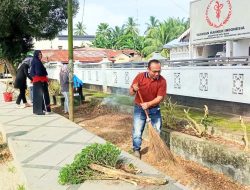 Sejalan Dengan Tagline Pj Bupati Batu Bara, Dinkes PPKB Batu Bara Bersih Bersih
