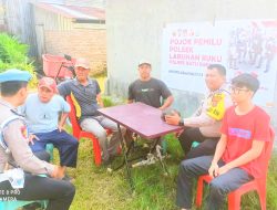 Kapolsek Labuhan Ruku Ingatkan Tawuran Berpotensi Ganggu Kondusifitas Pemilu