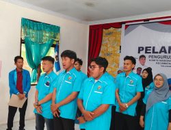 M.ARIF PANJAITAN DILANTIK MENJADI KETUA PK KNPI KECAMATAN TELUK NIBUNG
