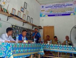 Hadiri Pembukaan TMT, Tokoh Pemuda Kecamatan Sei Balai Desak Kadisnaker Kabupaten Batu Bara.