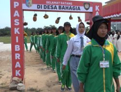 Lewati Gerbang Desa BAHAGIA, Simbol Dimulainya Pelatihan Intensif Paskibraka.