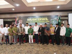 Eddy Berutu Hadiri Mukerwil PKB Sumut, Syaiful Syafri Prestasinya Sebagai Bupati Dairi Cukup Baik.