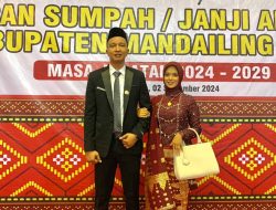 Kepala Sekretariat PKB Muslim Pulungan Dilantik Sebagai Anggota DPRD Madina Periode 2024 – 2029