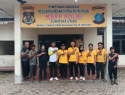 Menyambut HUT Ketua KBPP Polri Sumut Hilmar Pengurus Dan Sibhara Gotong Royong Bersihkan Kantor